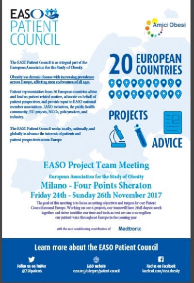 EASO Patient Council reune em Milão